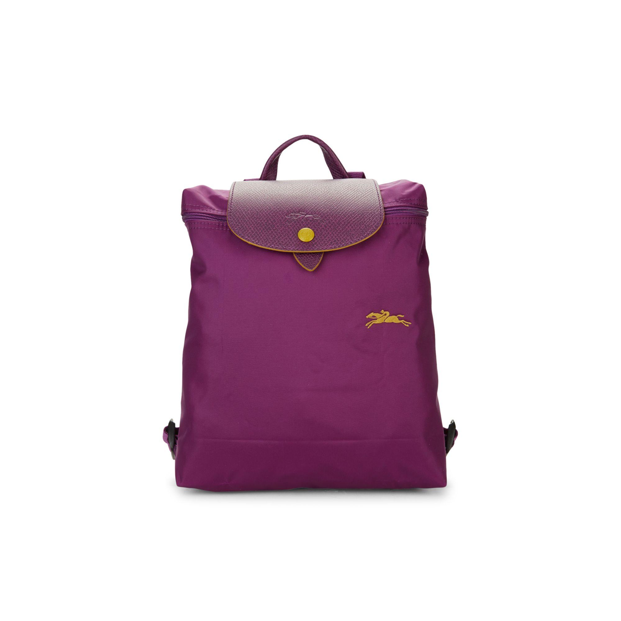 longchamp backpack folded