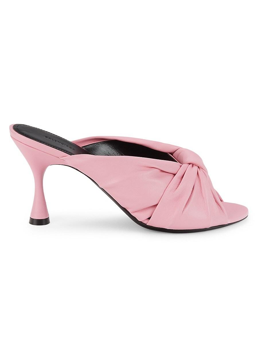 Balenciaga hotsell pink mules