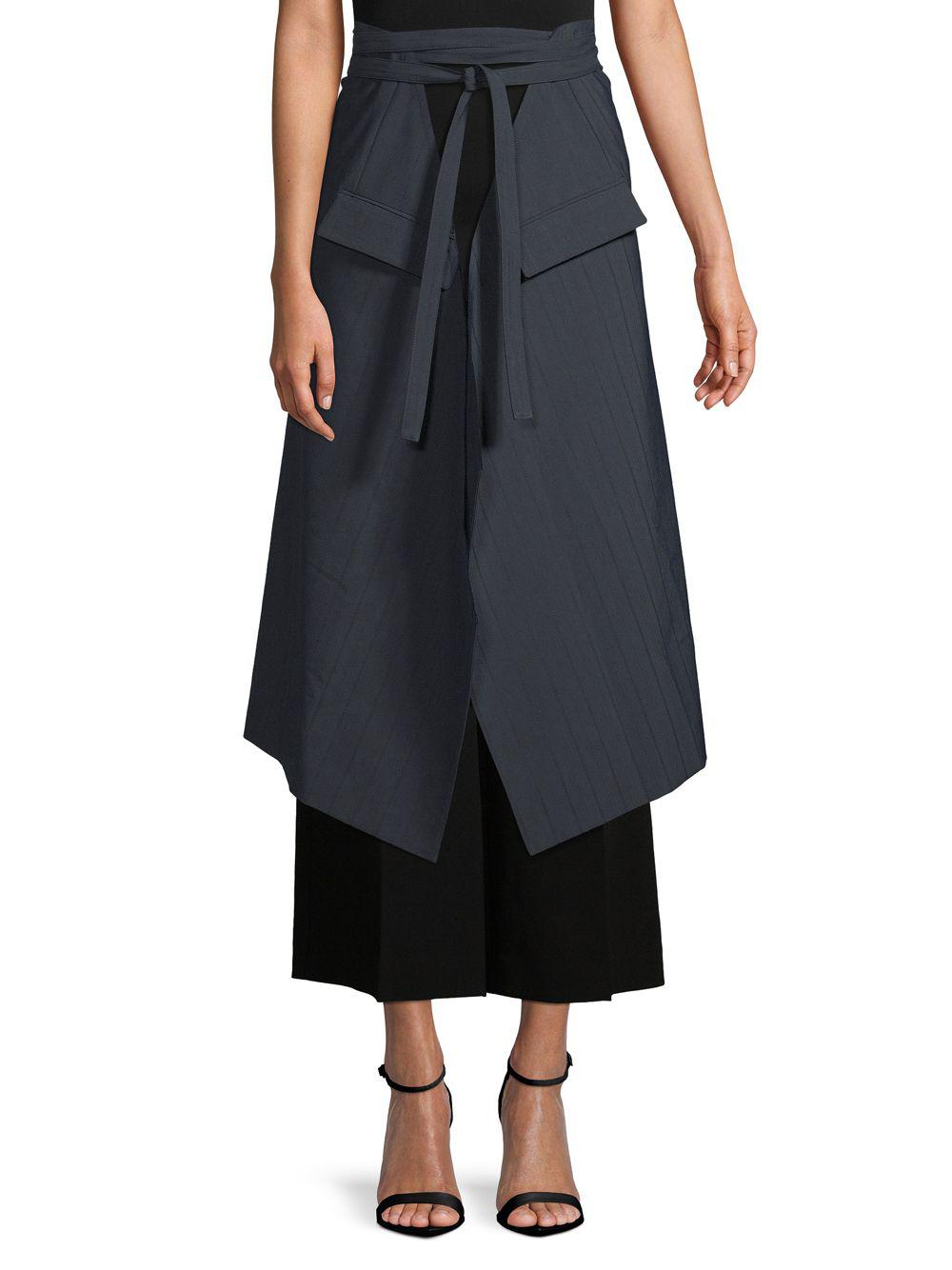 Celine Silk Layering Wrap Skirt in 