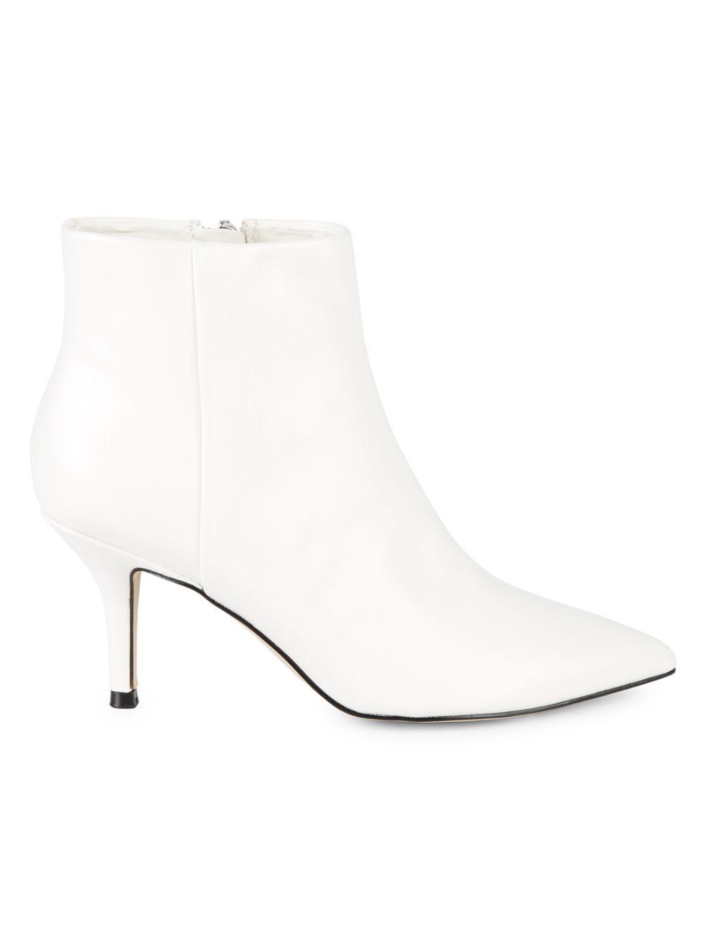 nine west white boots