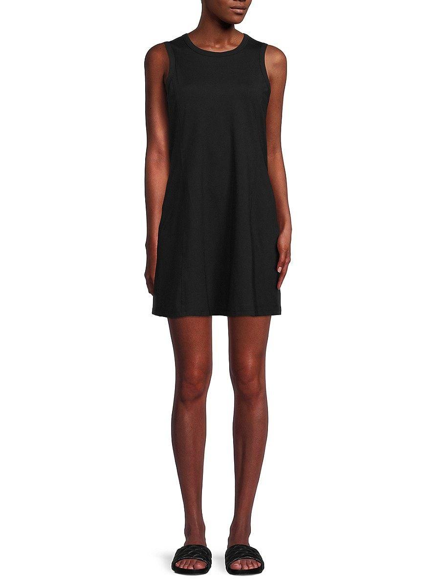 DKNY Balance Tennis Dress in Black Lyst
