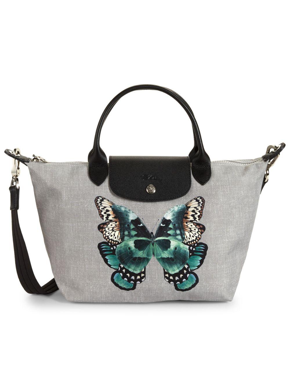 Longchamp Synthetic Classic Butterfly 