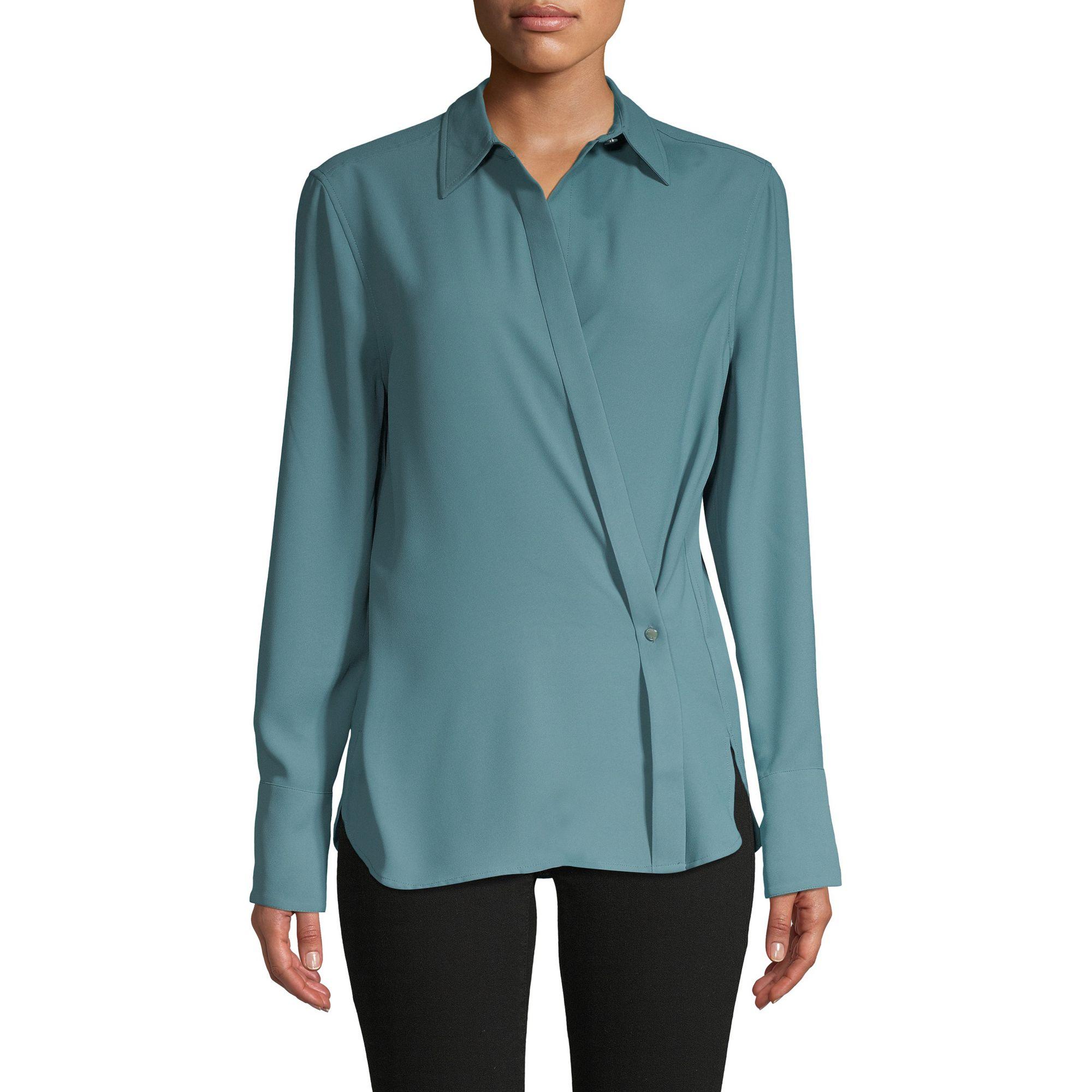 wrap shirt long sleeve