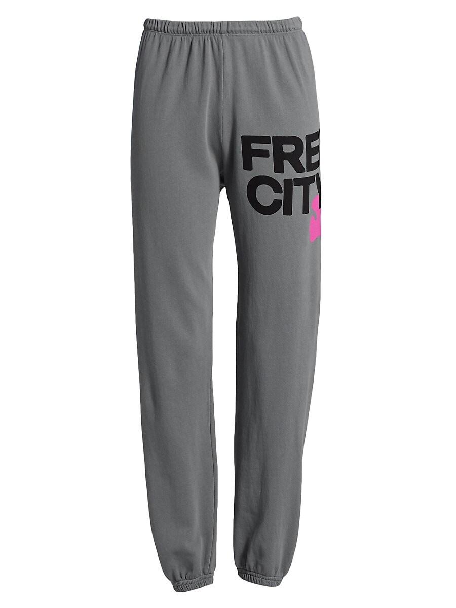 Freecity Logo Sweatpants in Pink Lyst UK