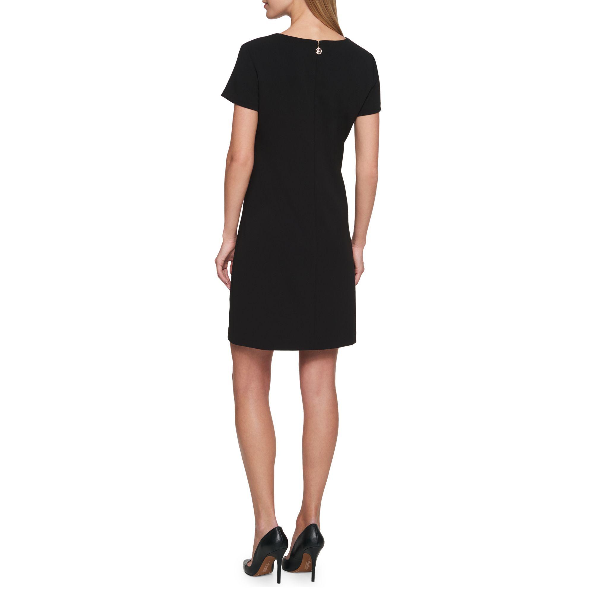 Tommy hilfiger scuba crepe pocket dress cheap