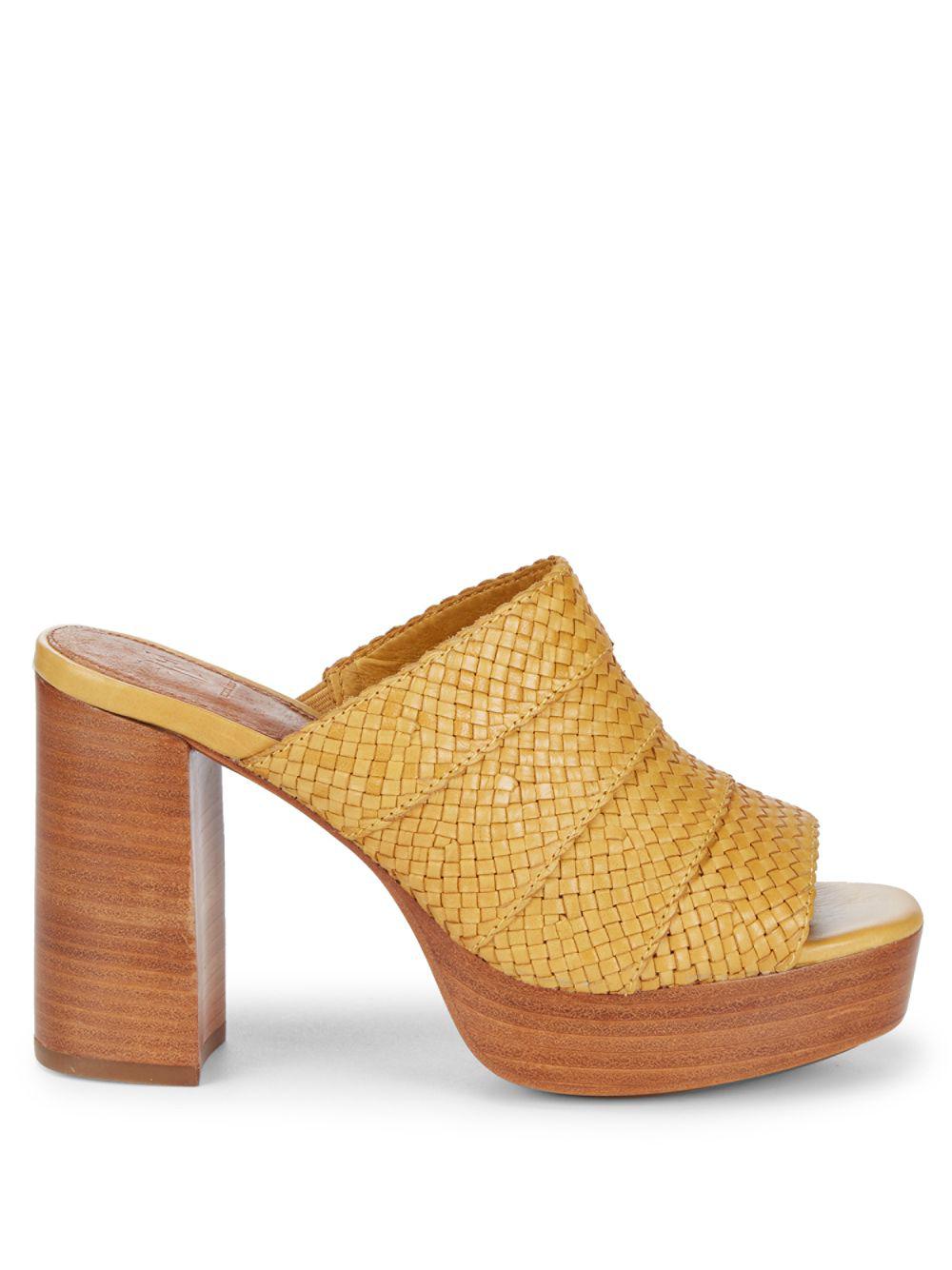 frye katie woven slide