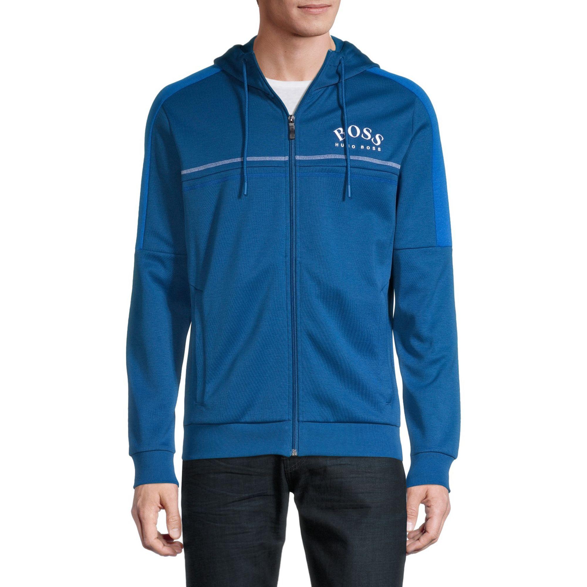 hugo boss blue sweatshirt