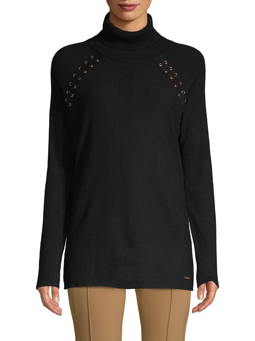 black sweater calvin klein