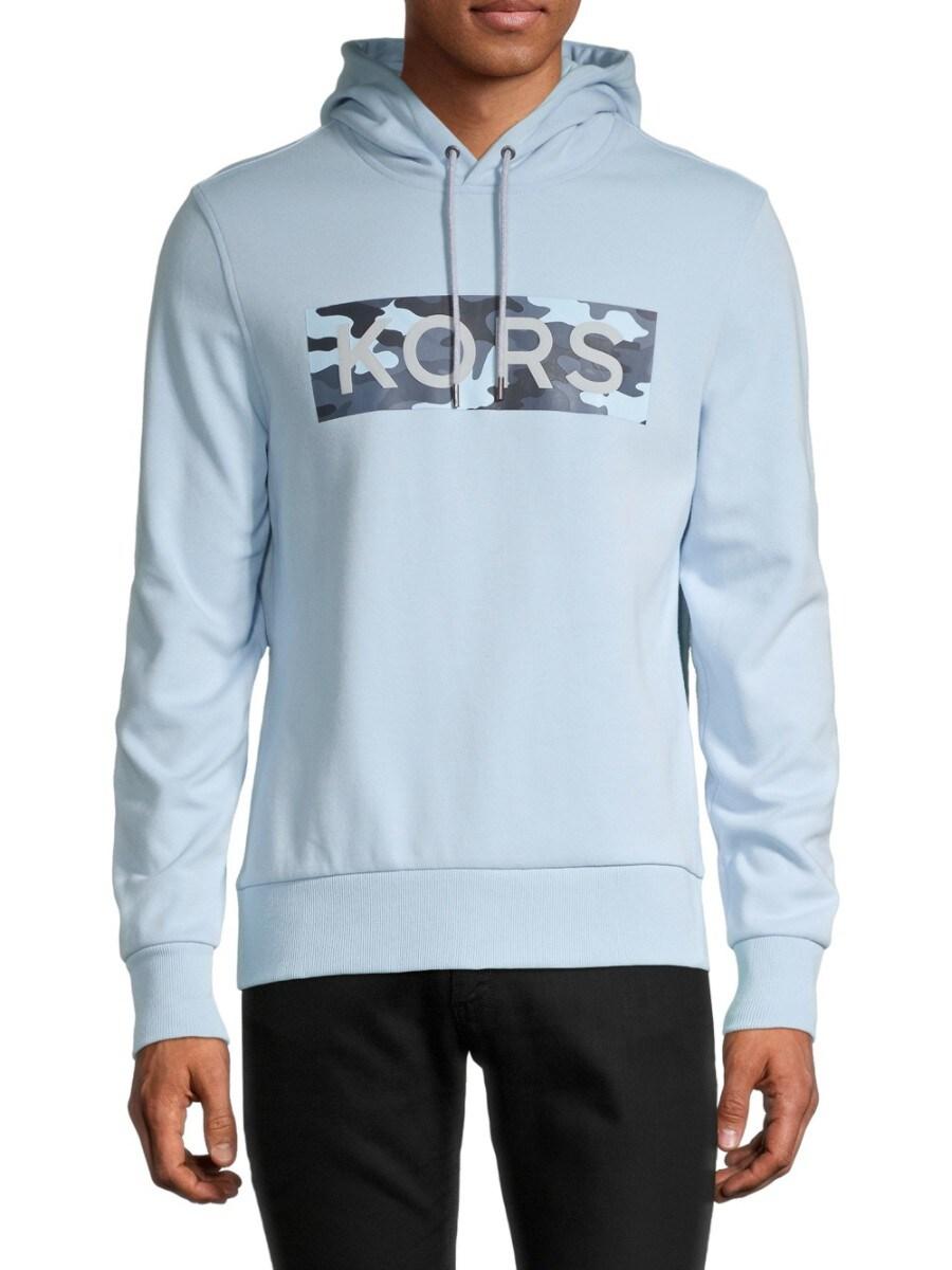 michael kors blue hoodie