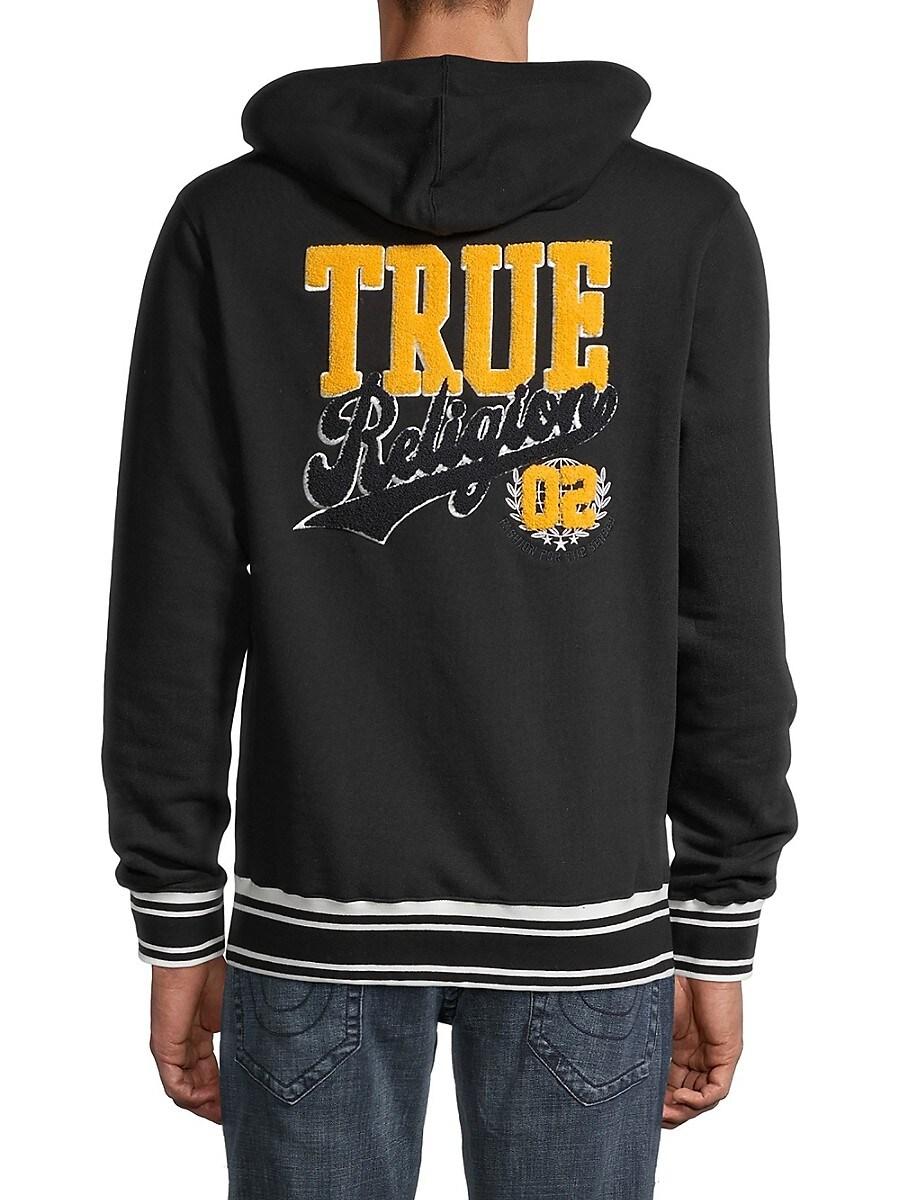 Collegiate Logo Hoodie in Heather Grey 