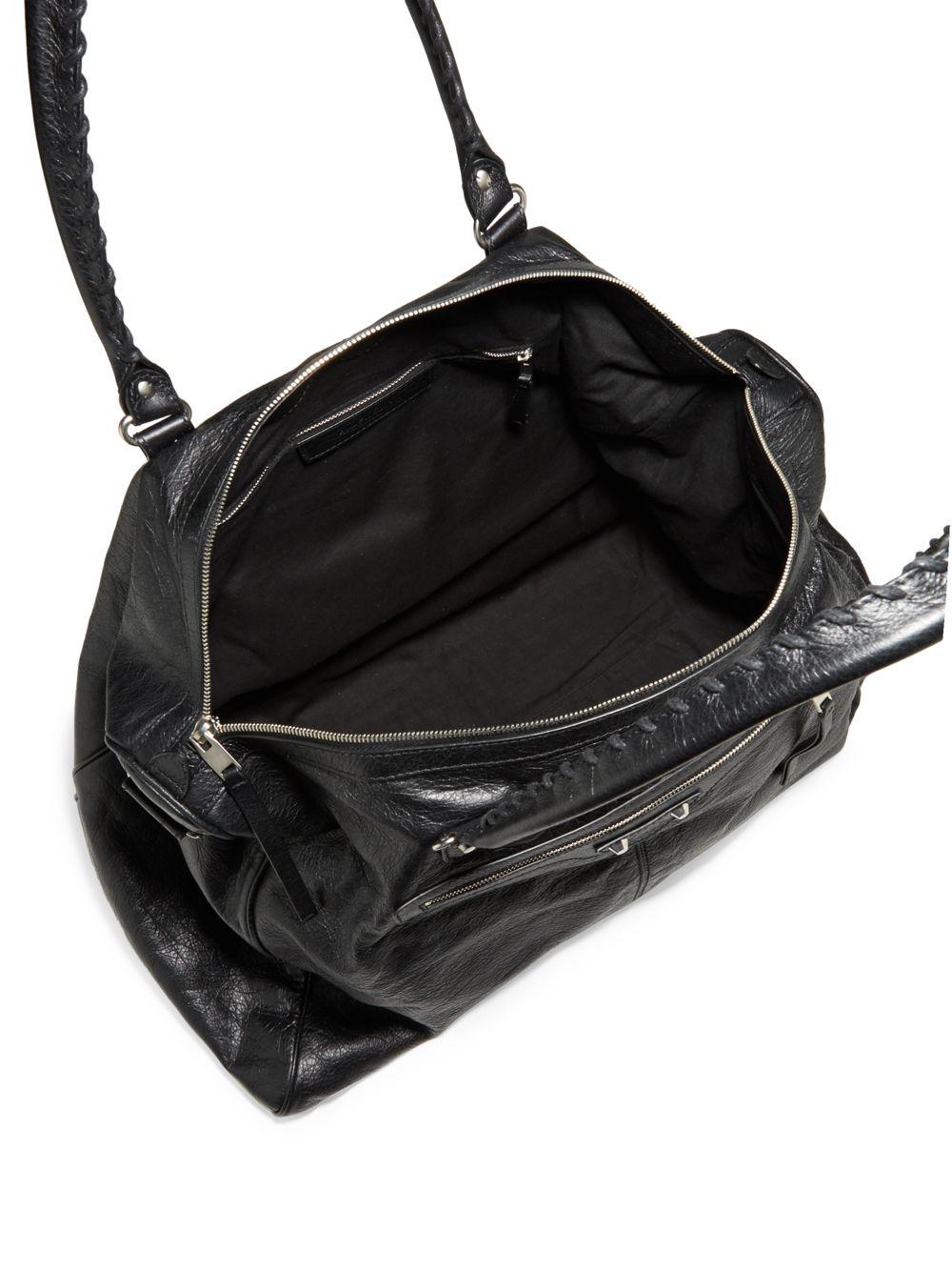 Lyst Balenciaga Arena Leather Weekender Bag In Black Balenciaga Black Arena Leather Weekender Bag Lyst View Fullscreen