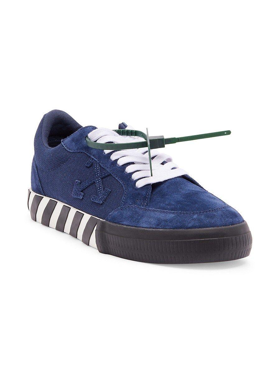Off-White c/o Virgil Abloh Vulcanized Suede & Canvas Low-top