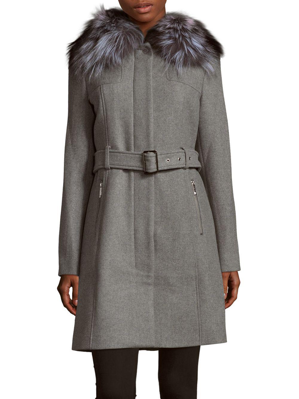 michael kors gray coat