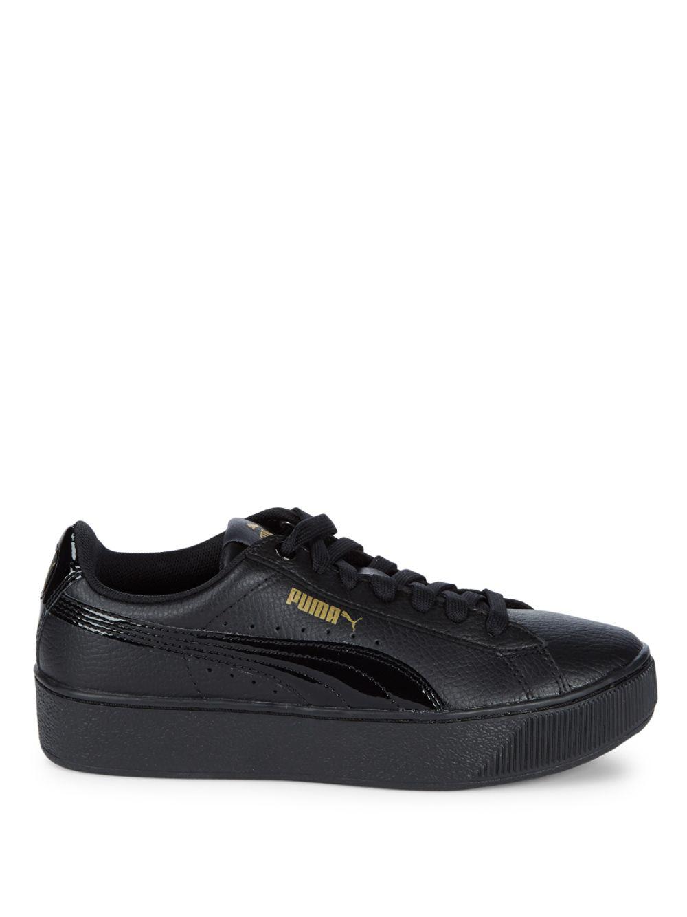 Puma black vikky platform Clearance