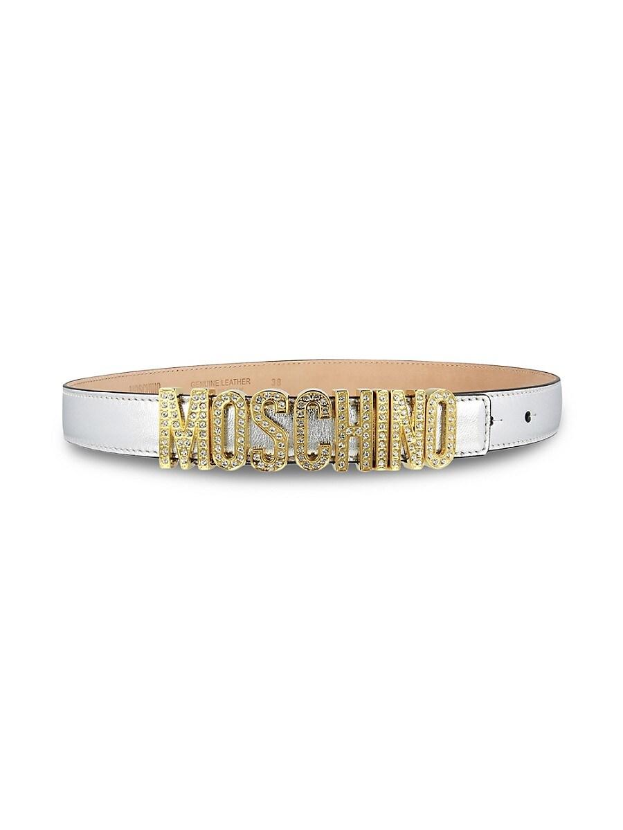 Moschino belt white online