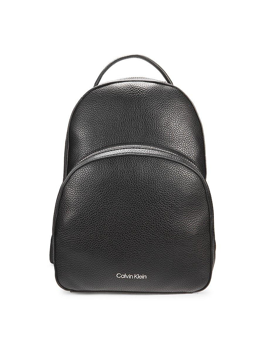 stel je voor Schuldig Lucky Calvin Klein Estelle Dome Backpack in Black | Lyst