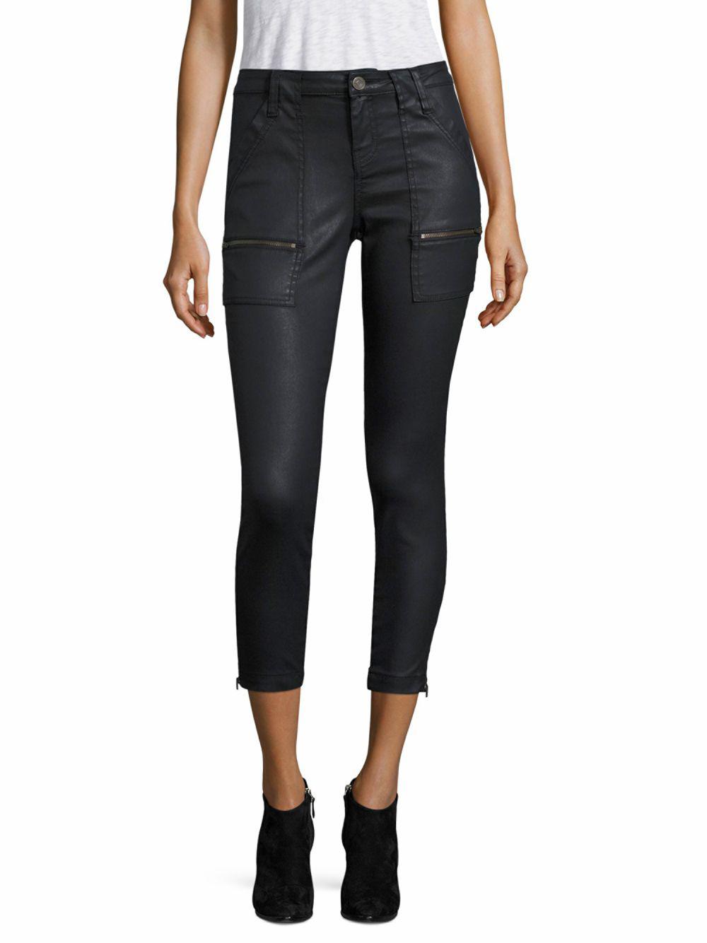 Joie Denim Park B Coated Skinny Jeans 