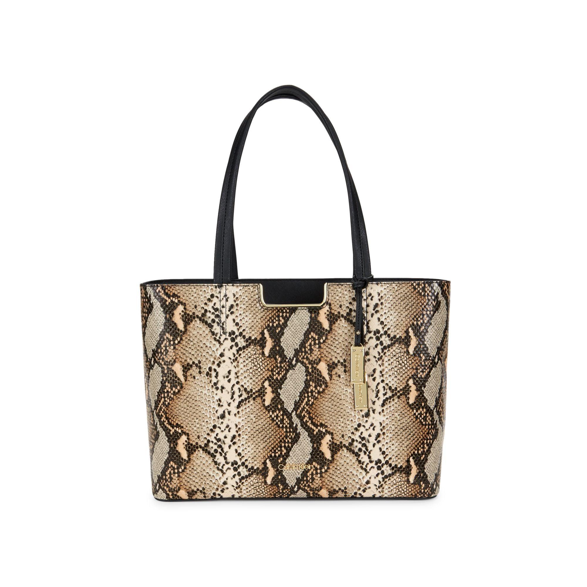 calvin klein snakeskin bag