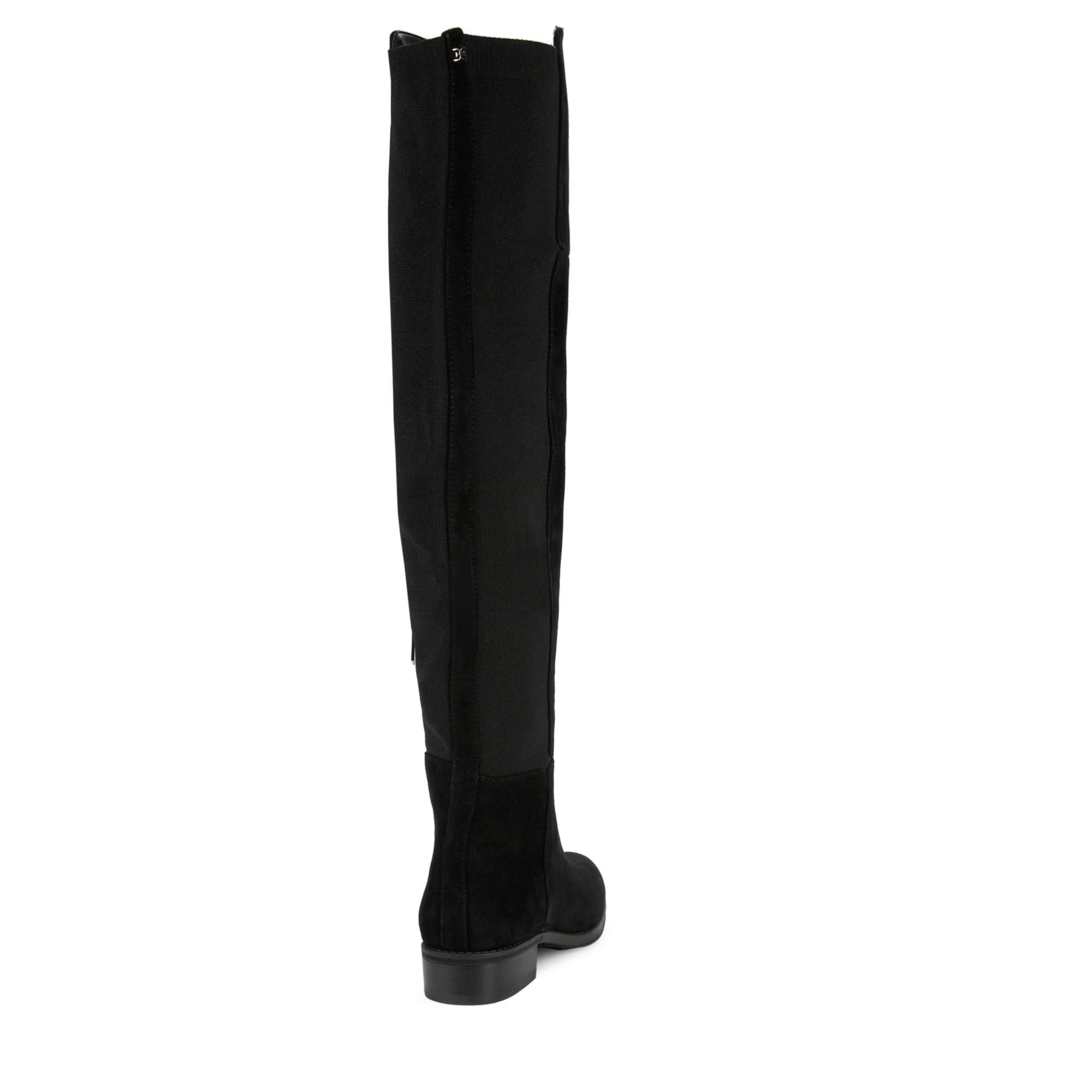 Sam Edelman Suede Pam Over-the-knee Boots in Black Suede (Black) - Lyst
