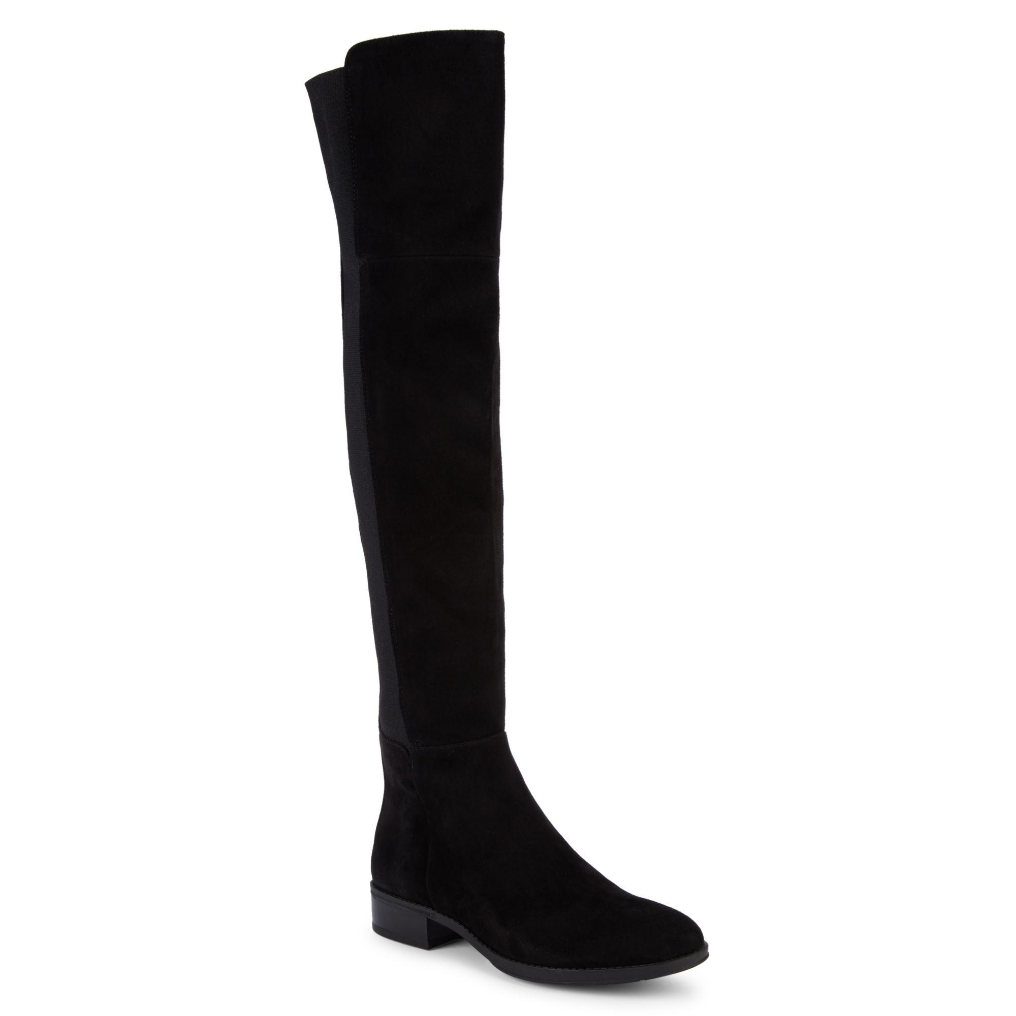 Sam Edelman Pam Suede Over-the-knee Boots in Black - Lyst