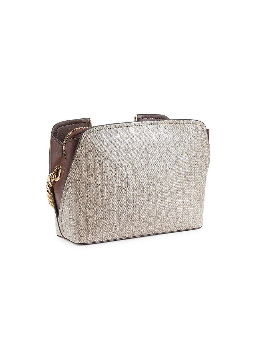 Descubrir 49+ imagen calvin klein finley signature crossbody