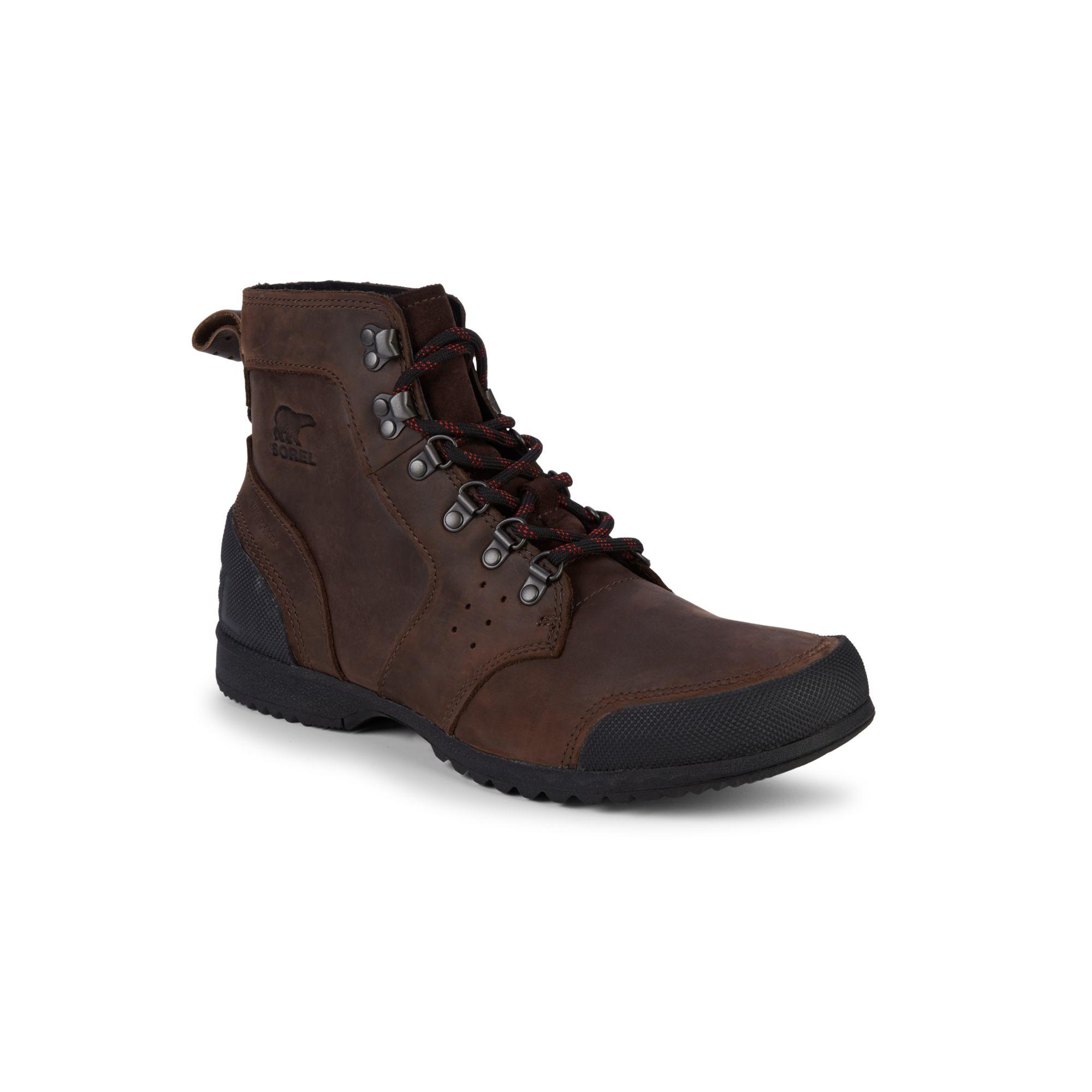 sorel ankeny waterproof leather boots