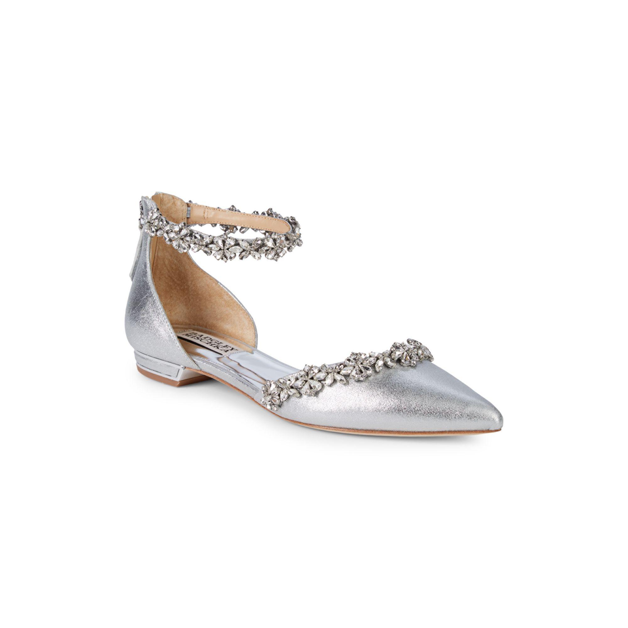 badgley mischka vivien dress flats
