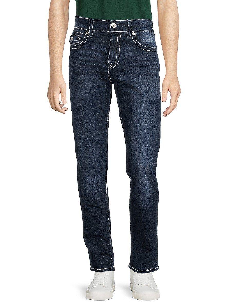 True Religion Rocco Relaxed Skinny Whiskered Jeans in Blue for Men | Lyst