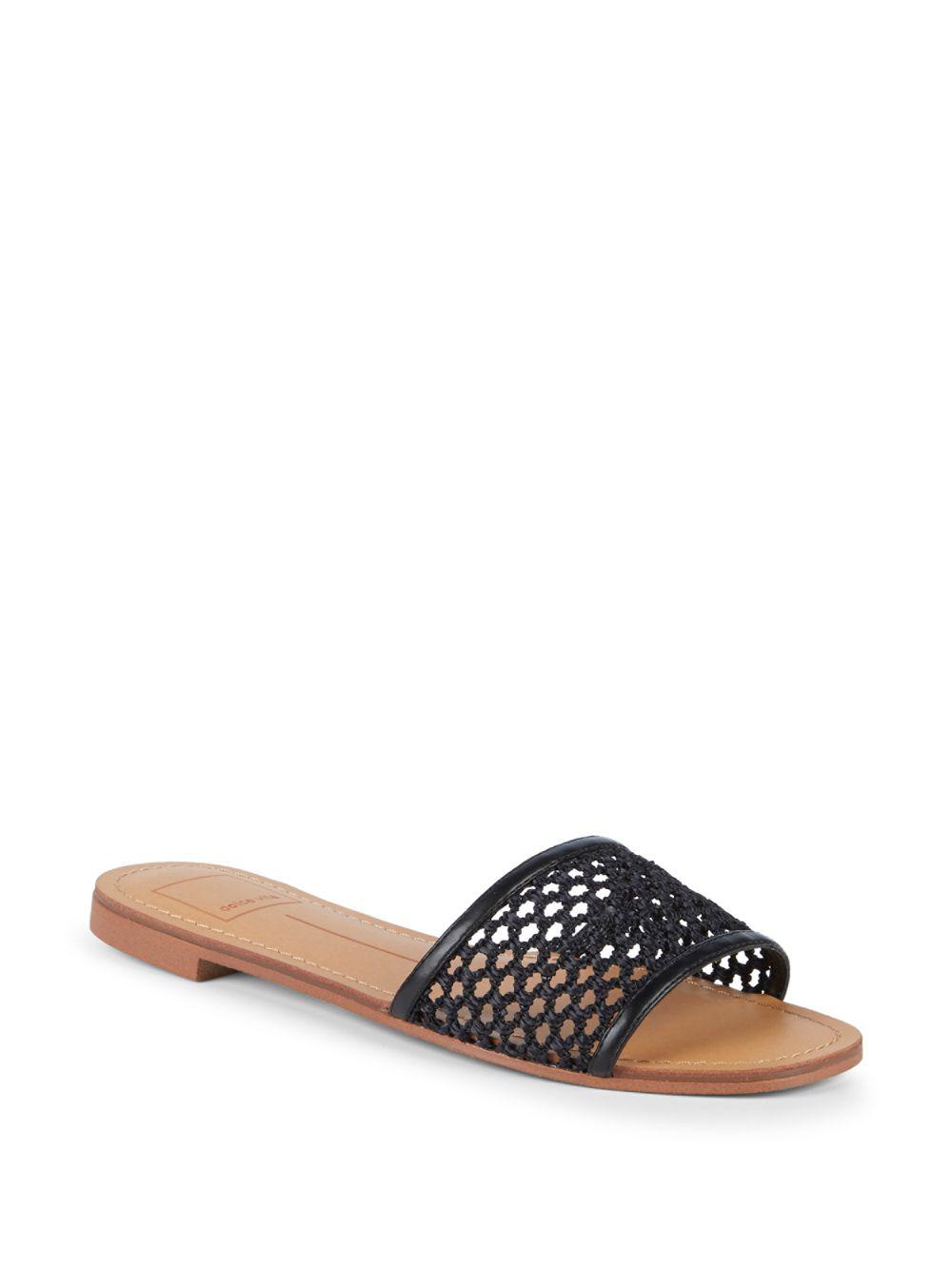 dolce vita black slides