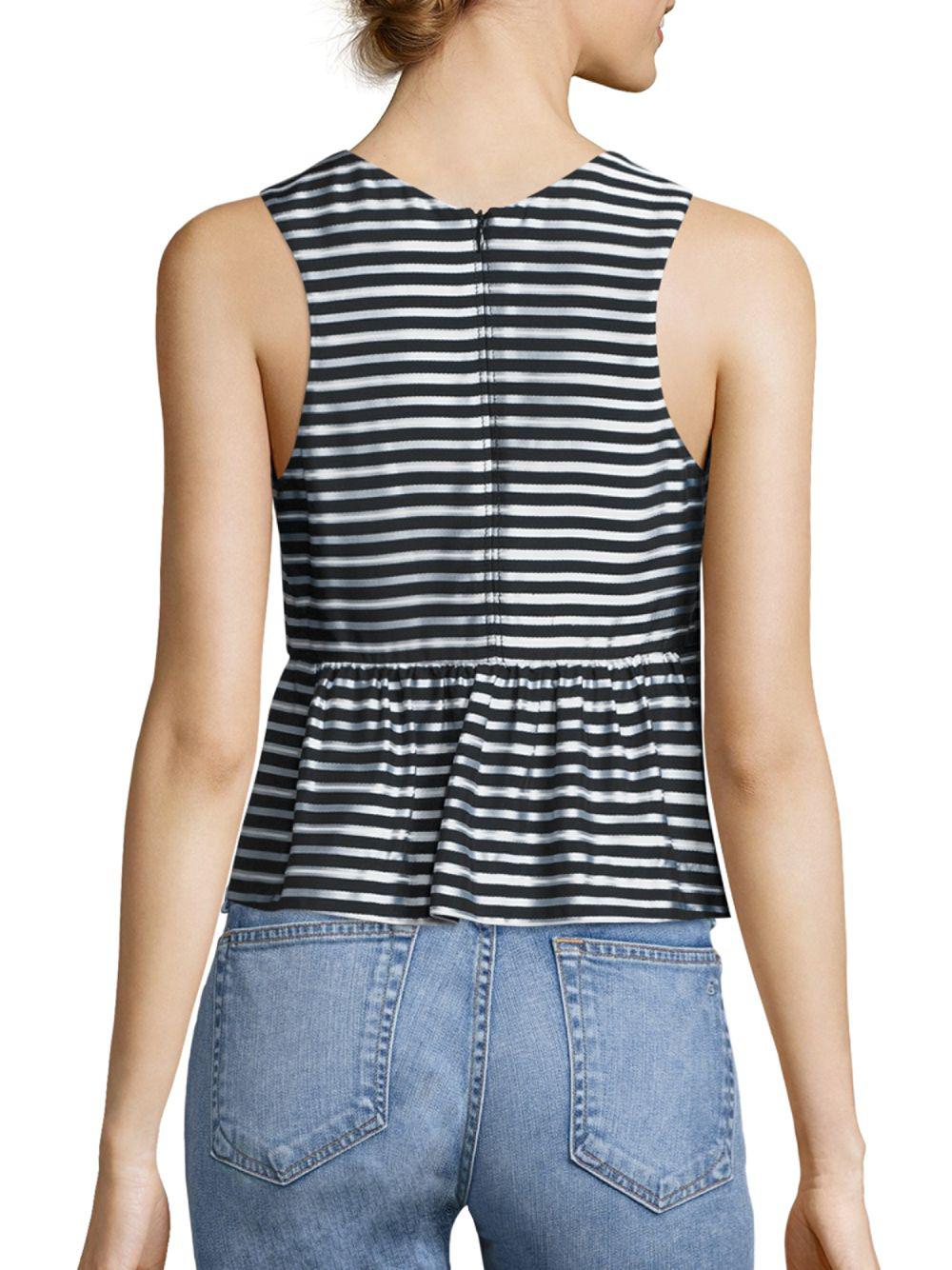 elizabeth and james peplum top