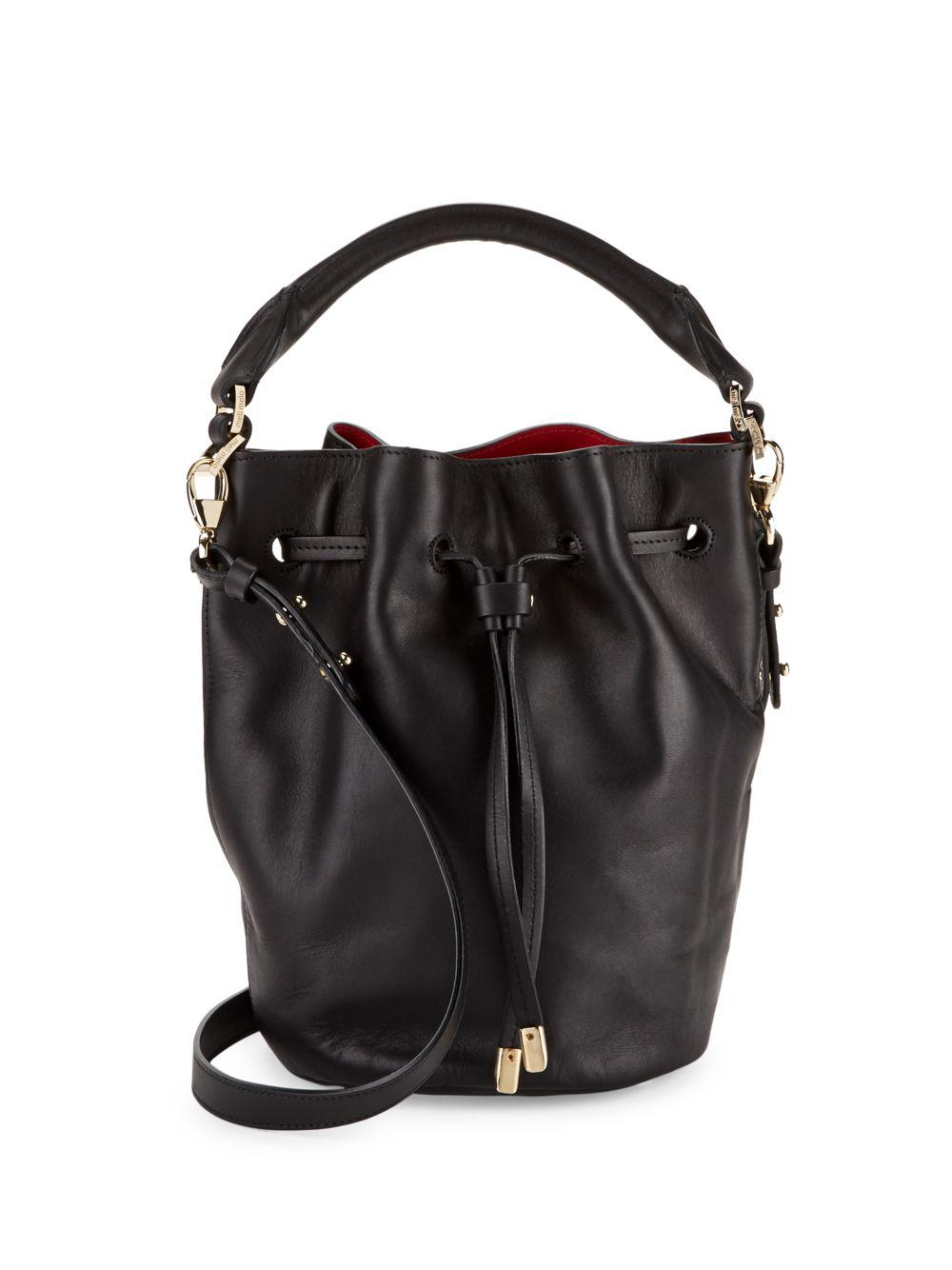 italian leather bucket bag