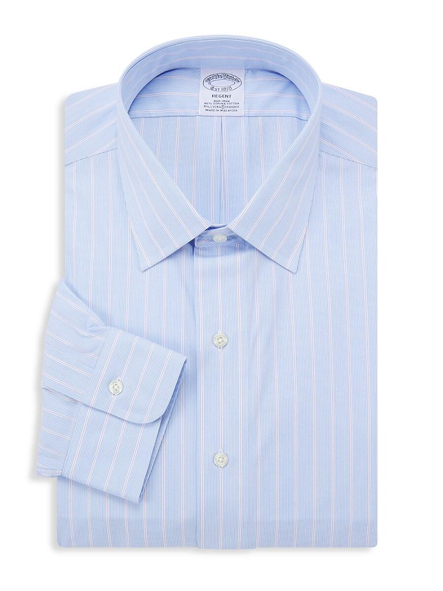 Brooks Brothers Madison-fit Striped Supima Cotton Dress Shirt in Blue for Men Mens Clothing Shirts Formal shirts 
