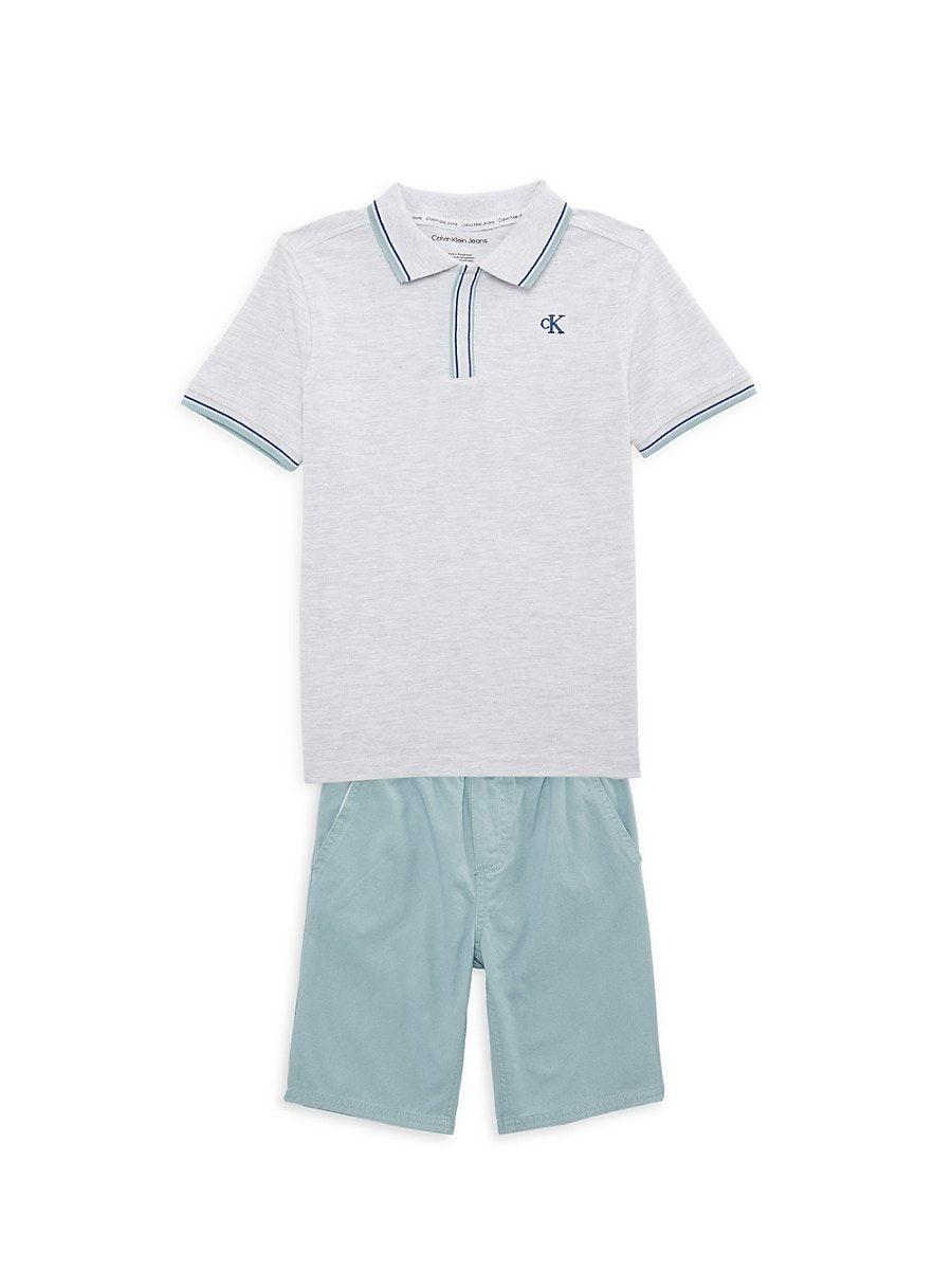 Calvin klein 2 hotsell piece short set