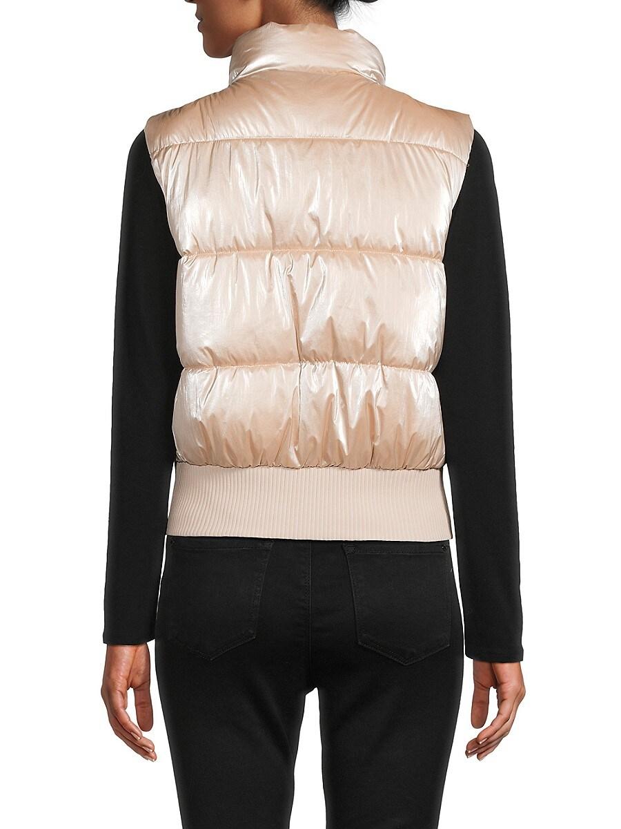 Calvin klein best sale metallic puffer vest