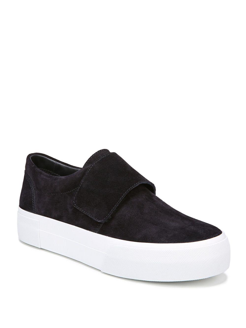 vince cage suede sneakers