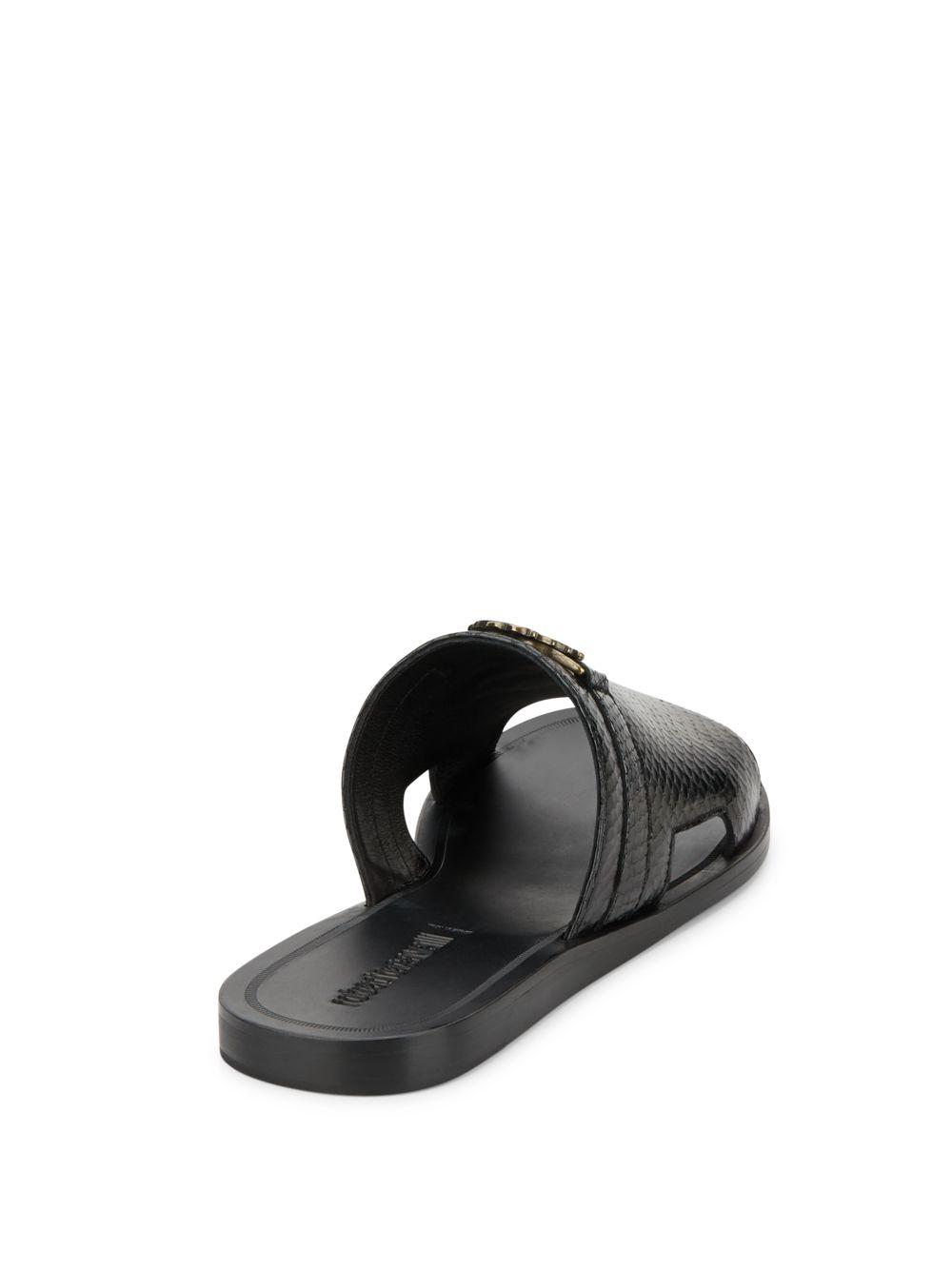 roberto cavalli men's slides