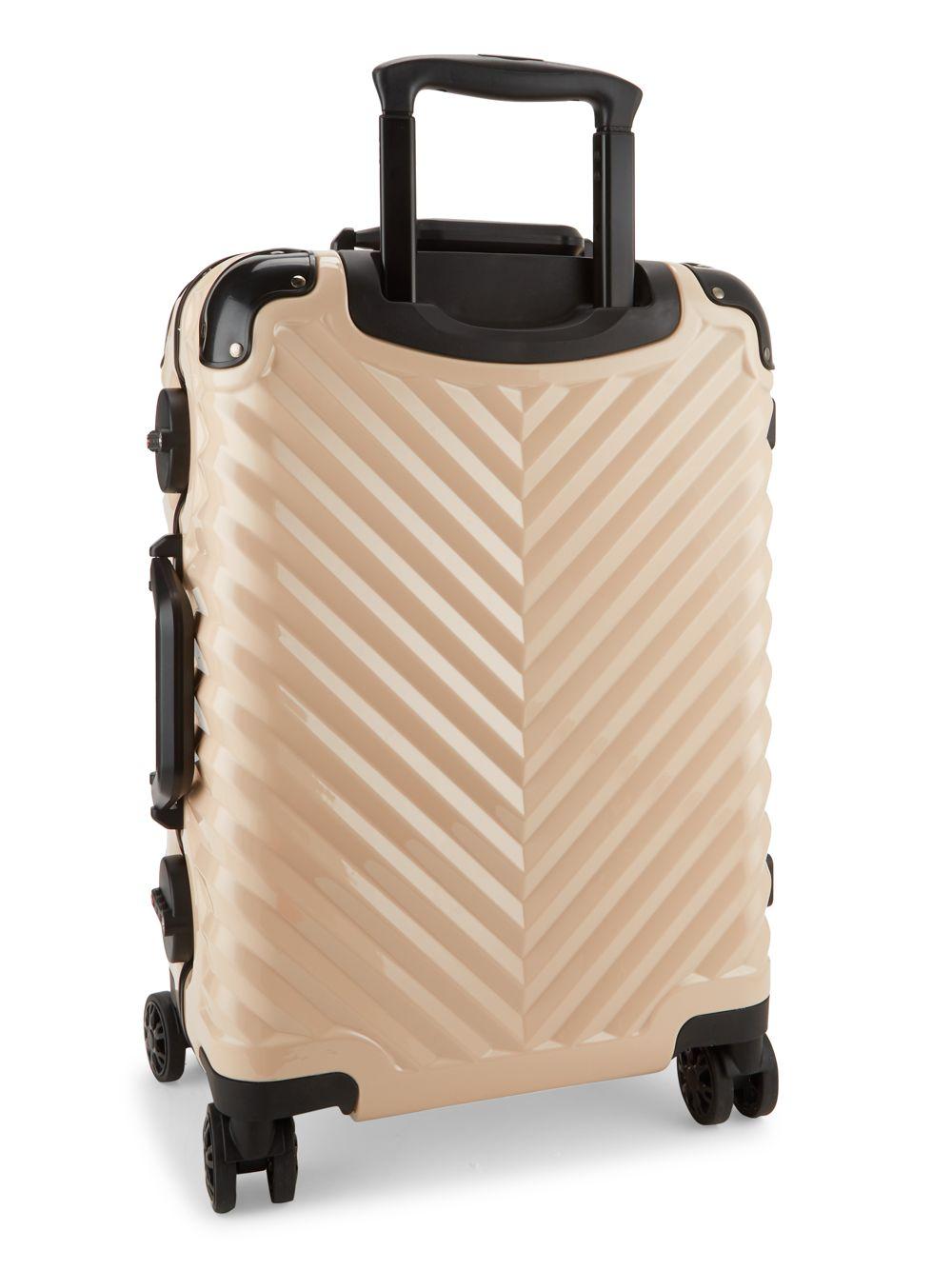 karl lagerfeld chevron luggage