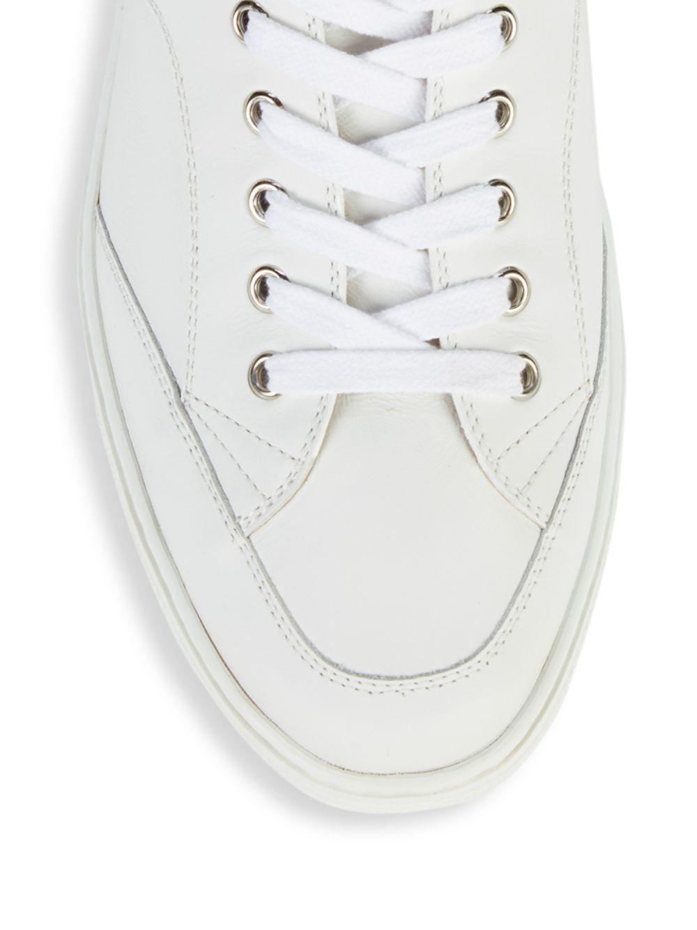 Bally Oldani High-top Leather Sneakers in White for Men - Lyst
