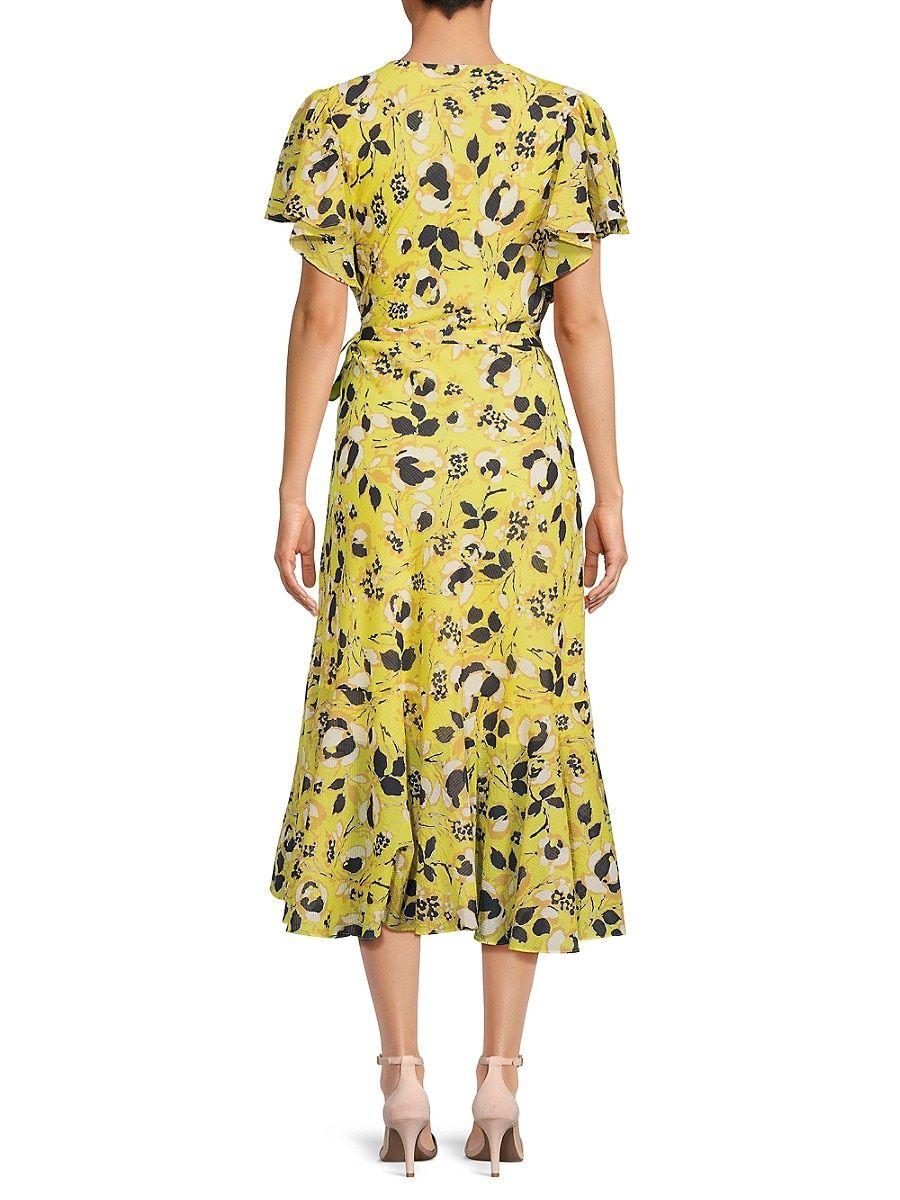 Tanya taylor sale brandy wrap dress
