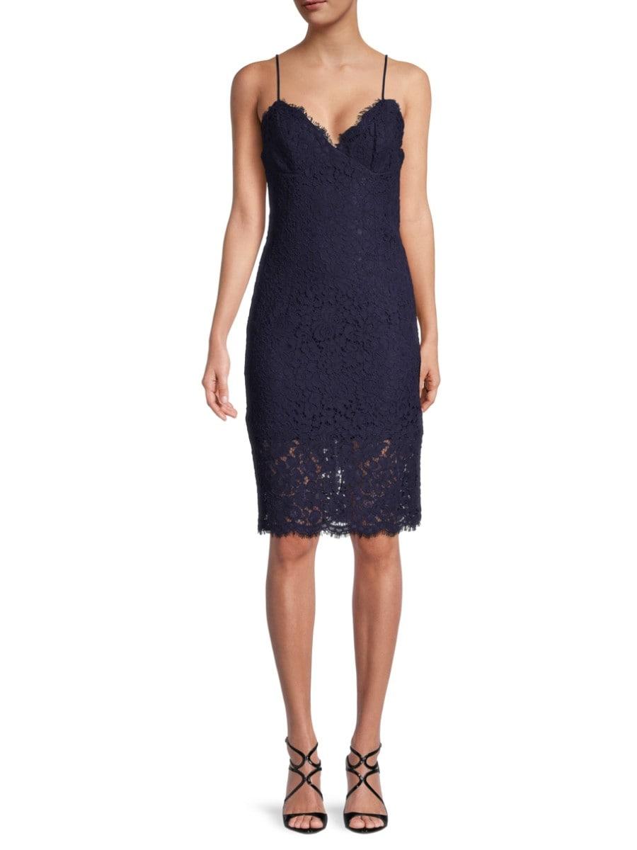 bardot sienna lace cocktail dress