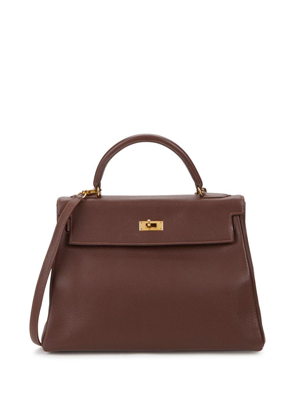 Kelly Hermès HERMES Handbags T. Leather Brown ref.956955 - Joli Closet