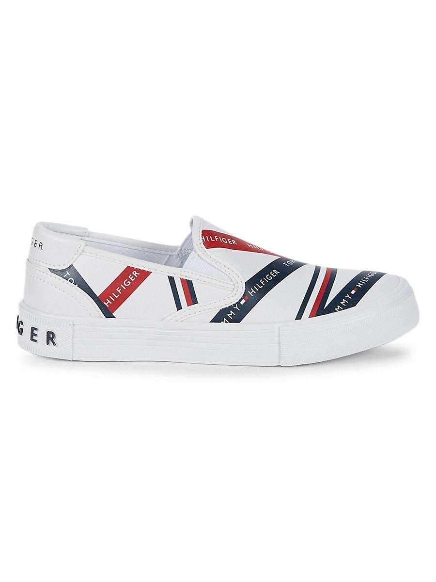 Tommy Hilfiger Twhuntee Slip-on Sneakers in White | Lyst