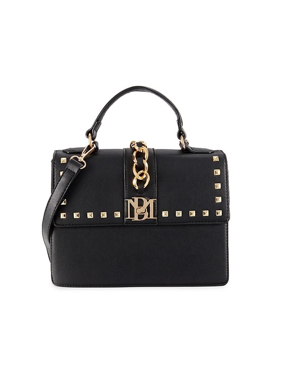 Badgley Mischka Kelly Big Chain Crossbody Bag in Black