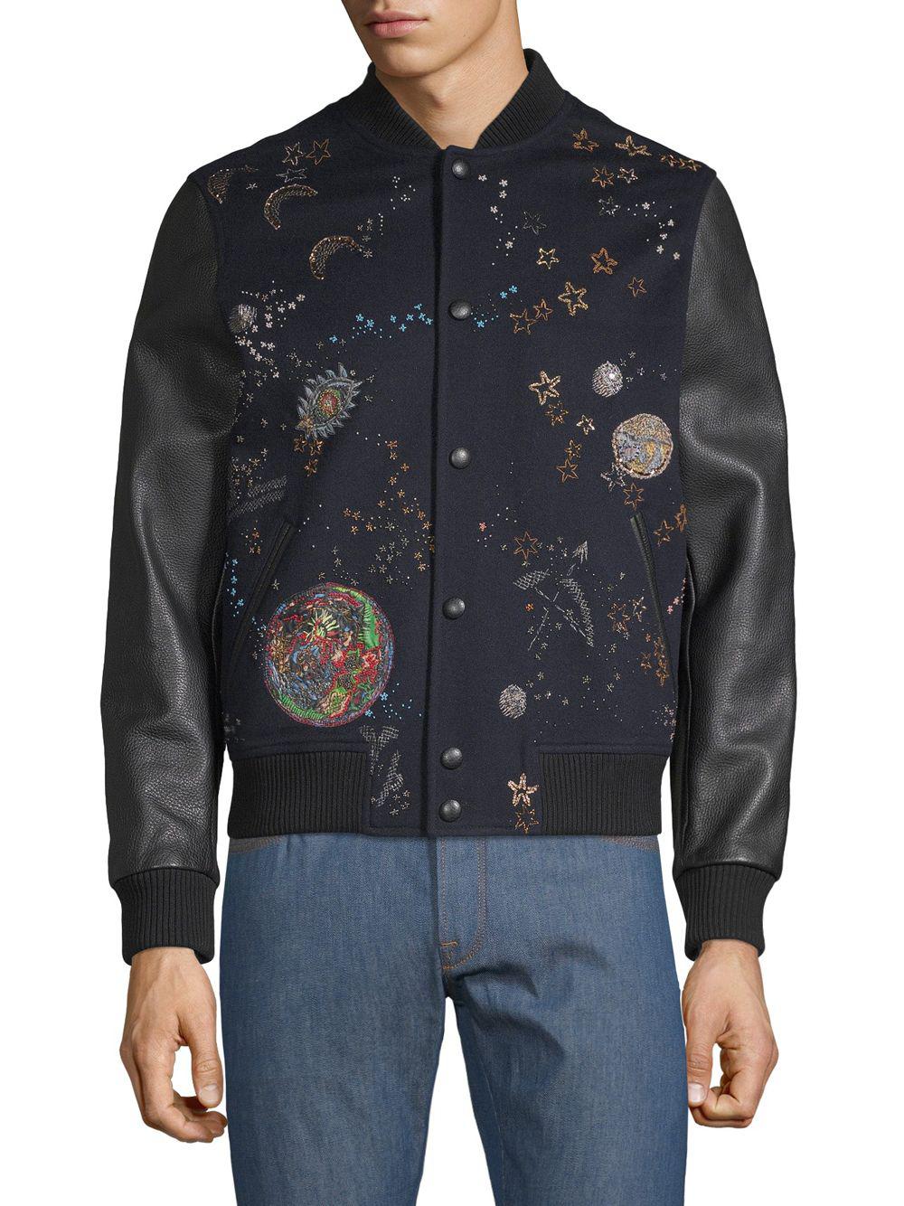 galaxy varsity jacket