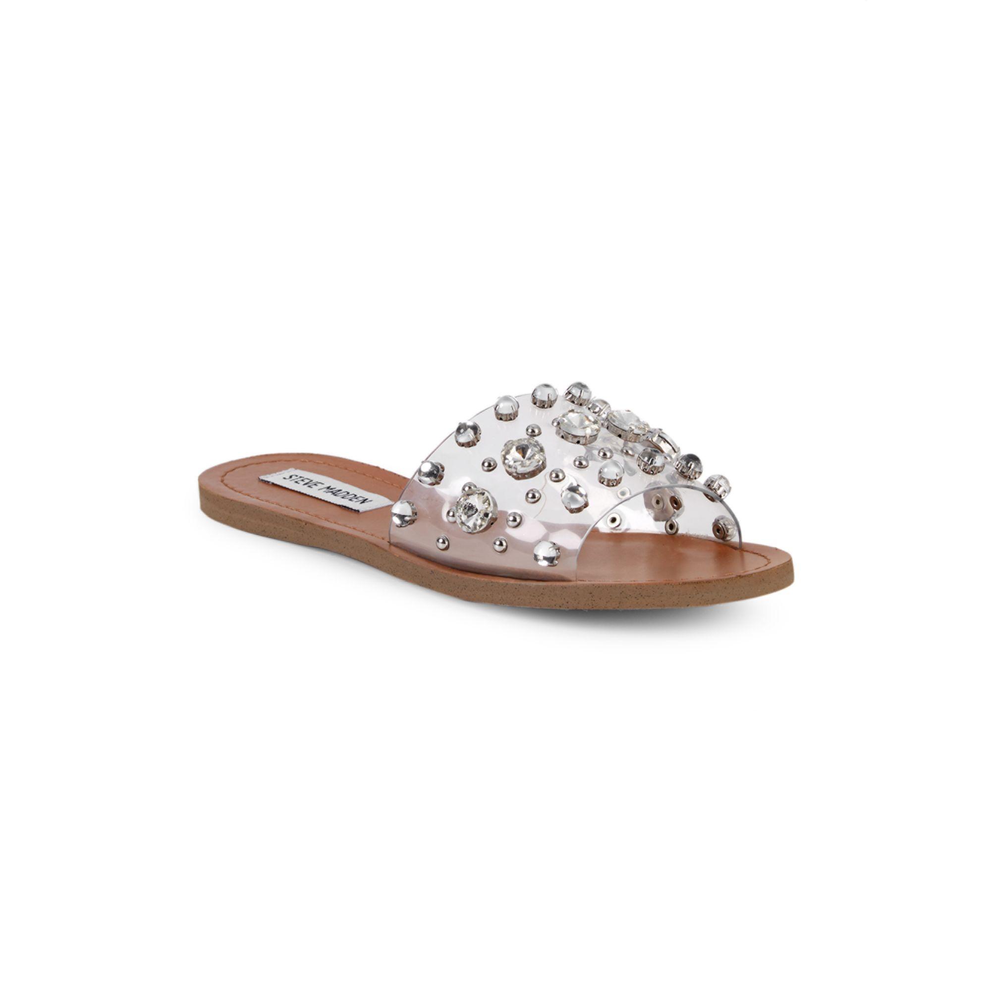 regent embellished slide sandal