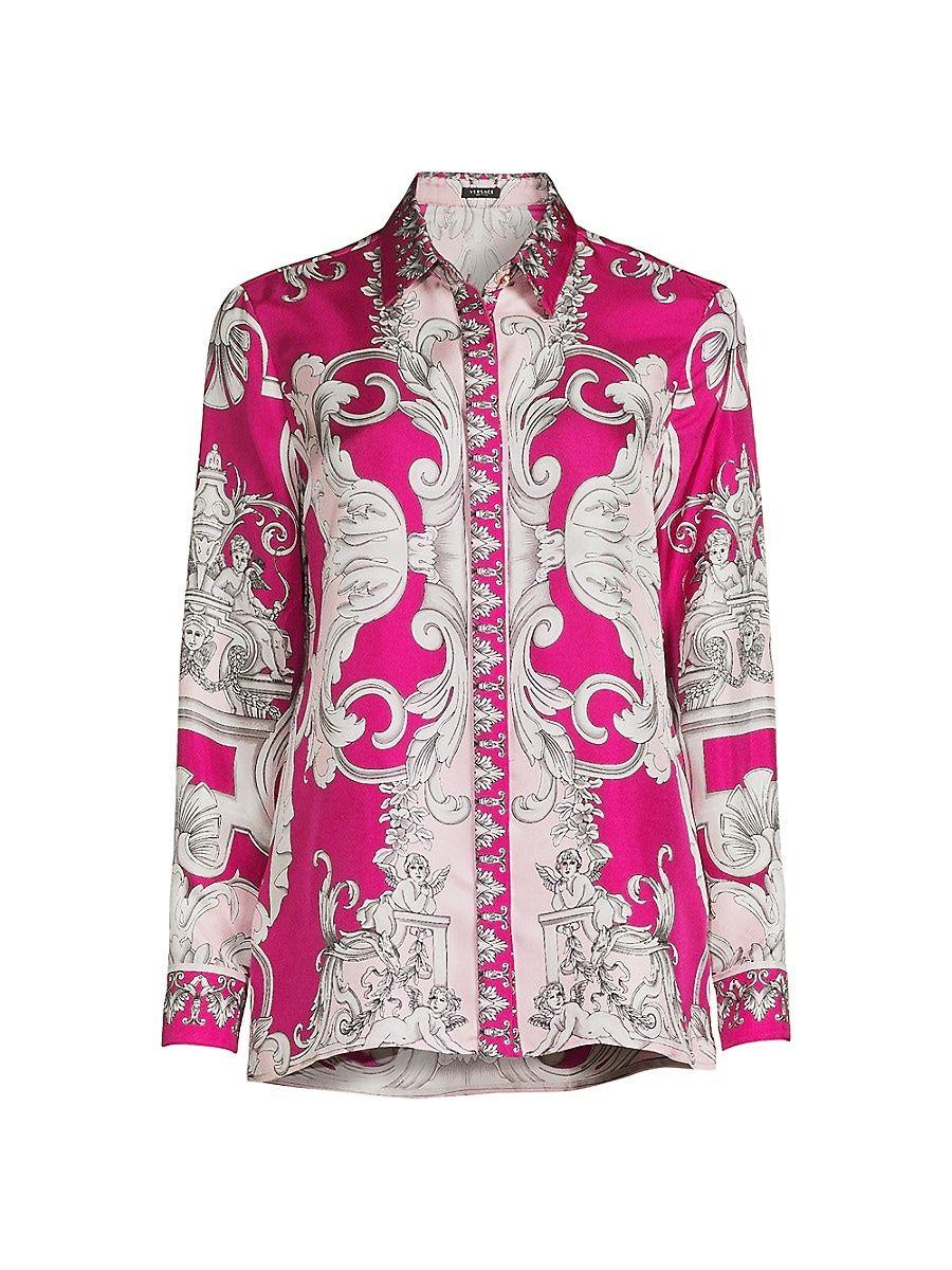 Versace paisley cheap shirt