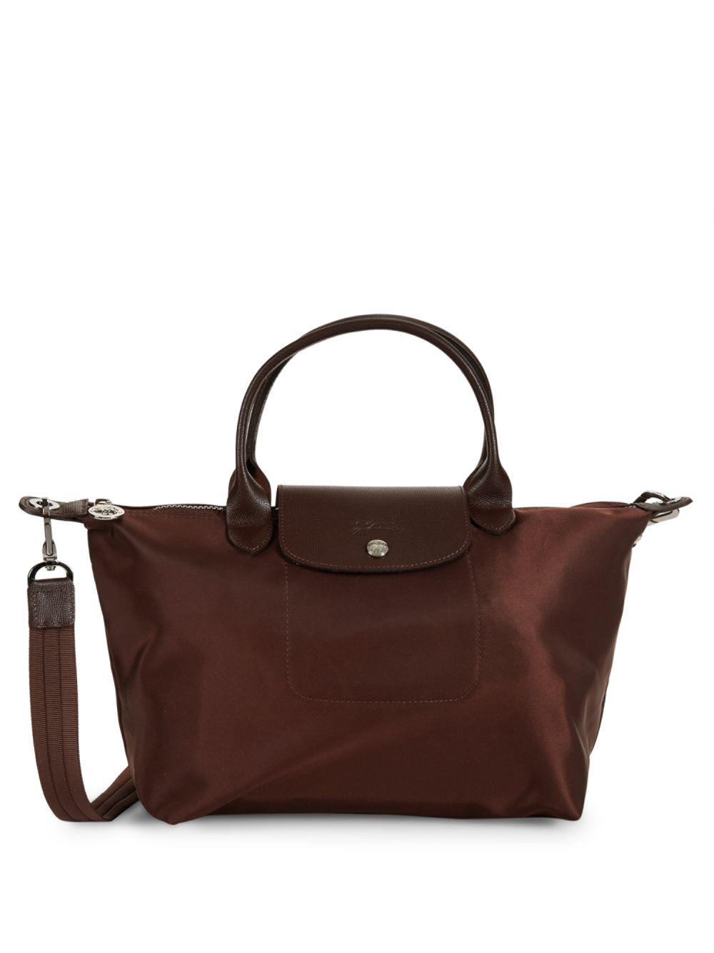 Longchamp Le Pliage Neo Tote Shoulder Bag in Brown Lyst