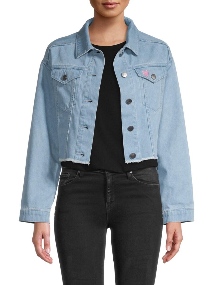 soft blue jean jacket