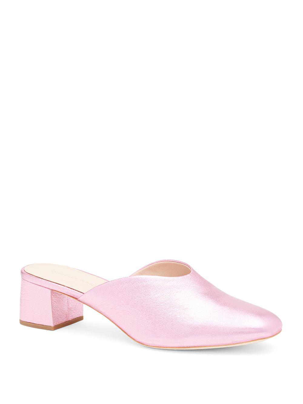 lulu square toe mule