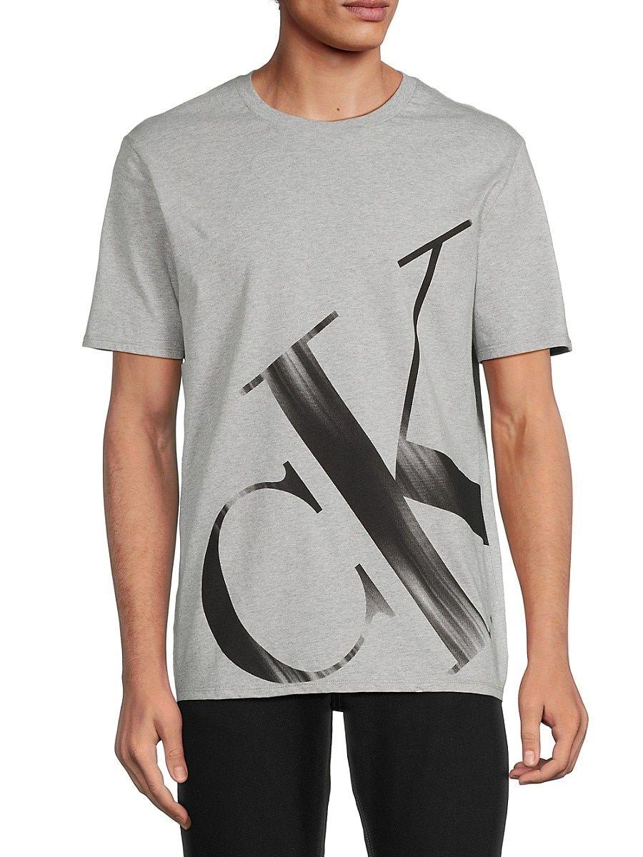 Calvin Klein Calvin Klein Gradient Monogram Logo Graphic Crewneck